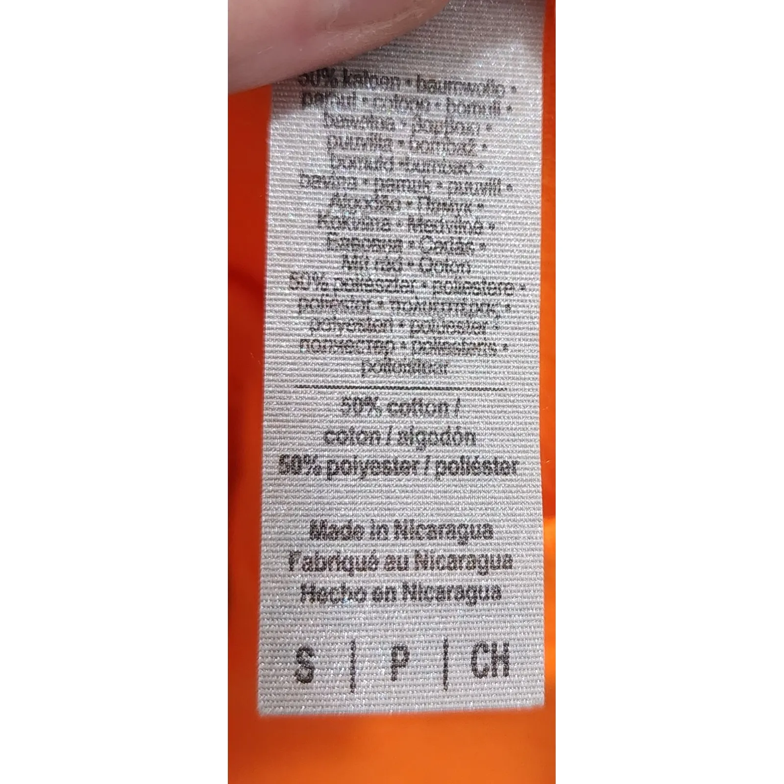 Gildan Orange Leopard Heart Graphic T Shirt Women's Size Small Heavy Cotton Tee - Image 5