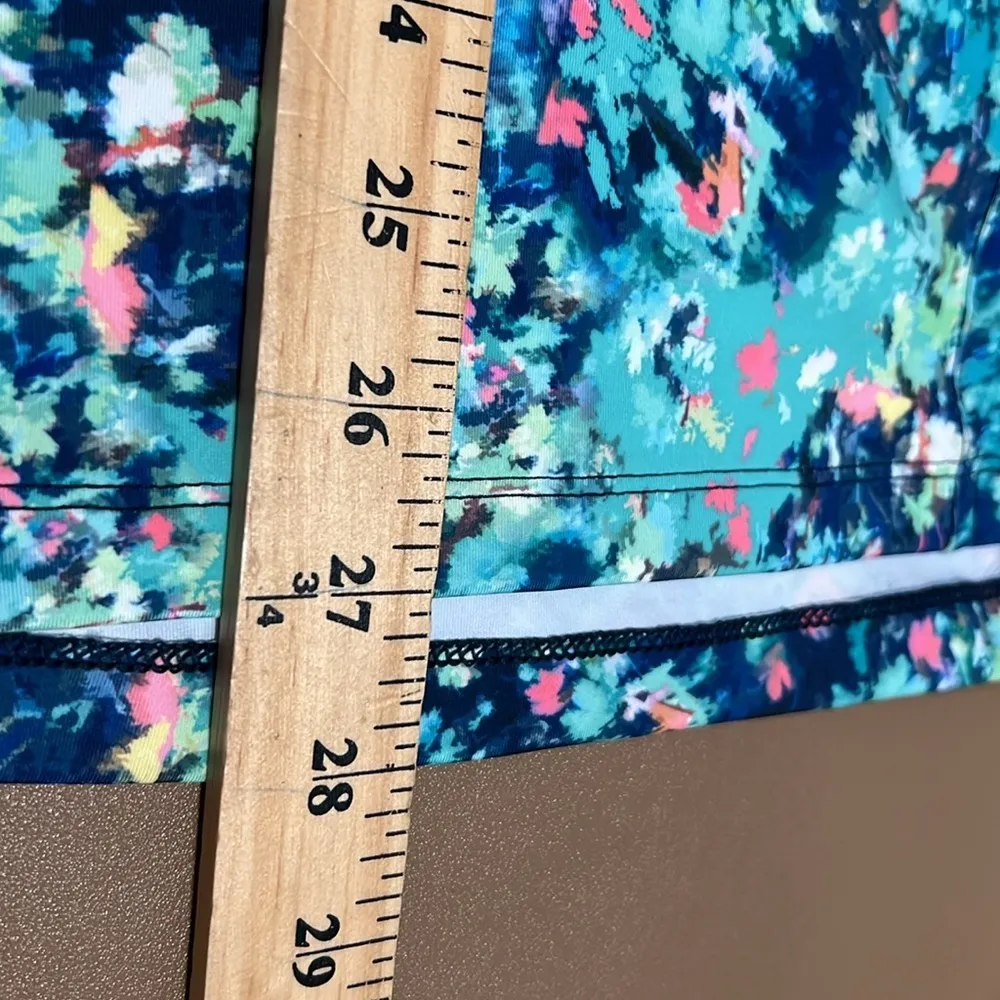 Lady Hagen size XXL floral keyhole sleeveless polo floral print zips in back NWT - Image 9