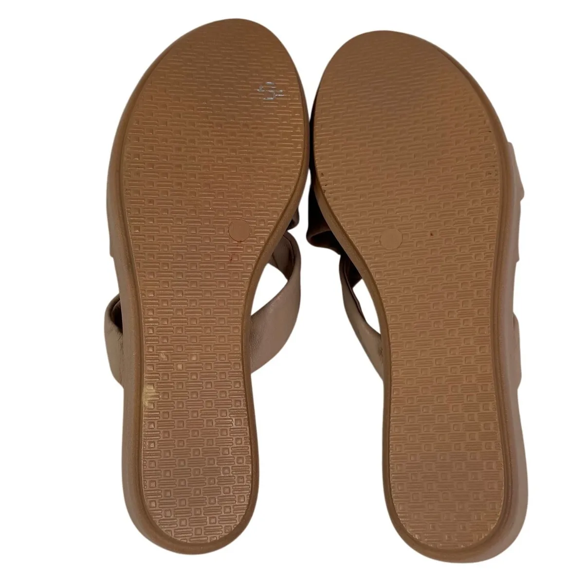 SAB Italy Pink Strappy‎ Slide Leather Platform Sandals Size 7.5 - Image 6