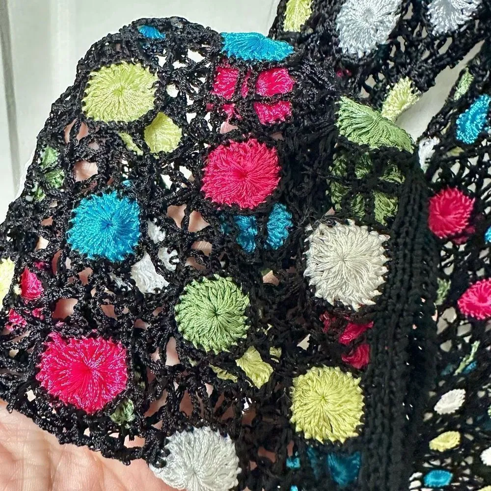 Classiques Entier black floral embroidered top - Image 7