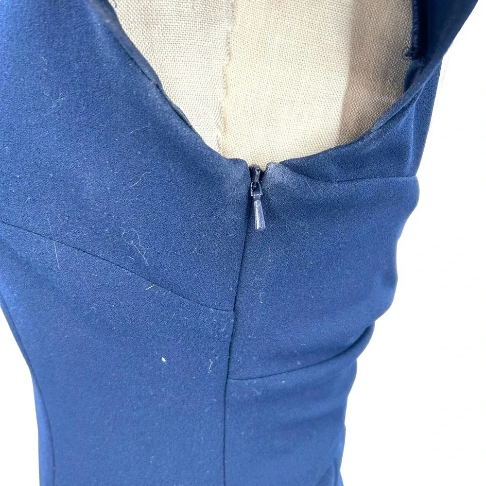 Katie May x BHLDN Madison Maxi Long‎ Dress in Navy Blue Size 6 - Image 7