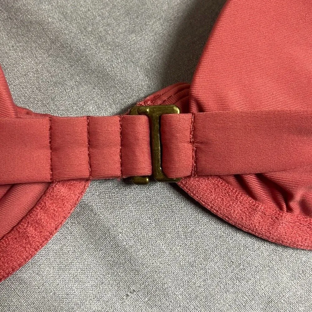 Andie Sicily Swim Bikini Top Pink Adjustable Straps Underwire Medium NWT Beach - Image 6