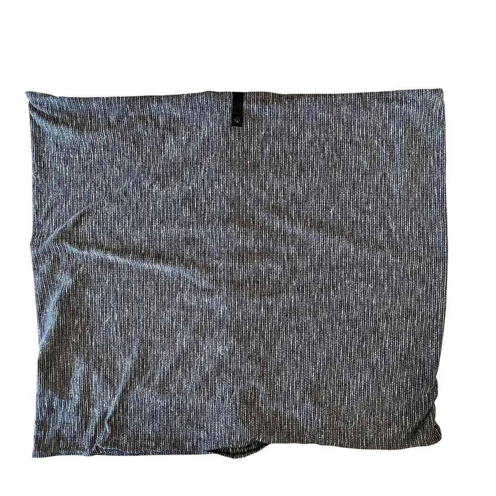 Lululemon Coco Pique Black White Vinyasa Scarf - Image 4