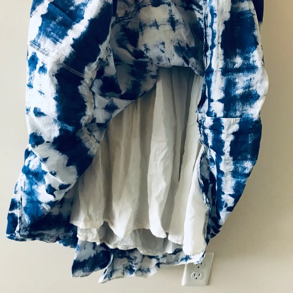 Mango MNG Cutout Open Back Tie Dye Cotton Dress - Image 10