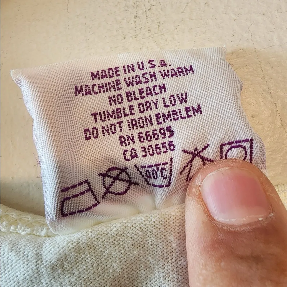 Vtg 90's white tank top canyon ranch size womens medium - Image 4