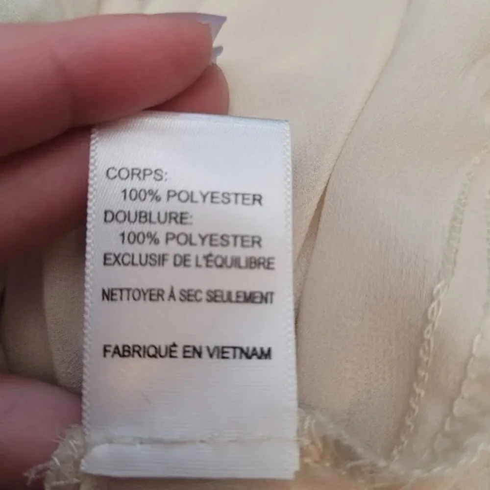 ASTR Cream Lace Trim Mini Shift Dress - Image 10