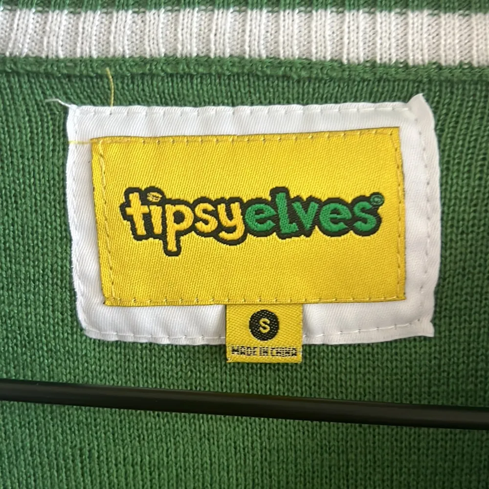 Tipsy Elves Gingerbread Men Being Eaten Holiday Ugly Christmas Sweater Graphic S - Image 5