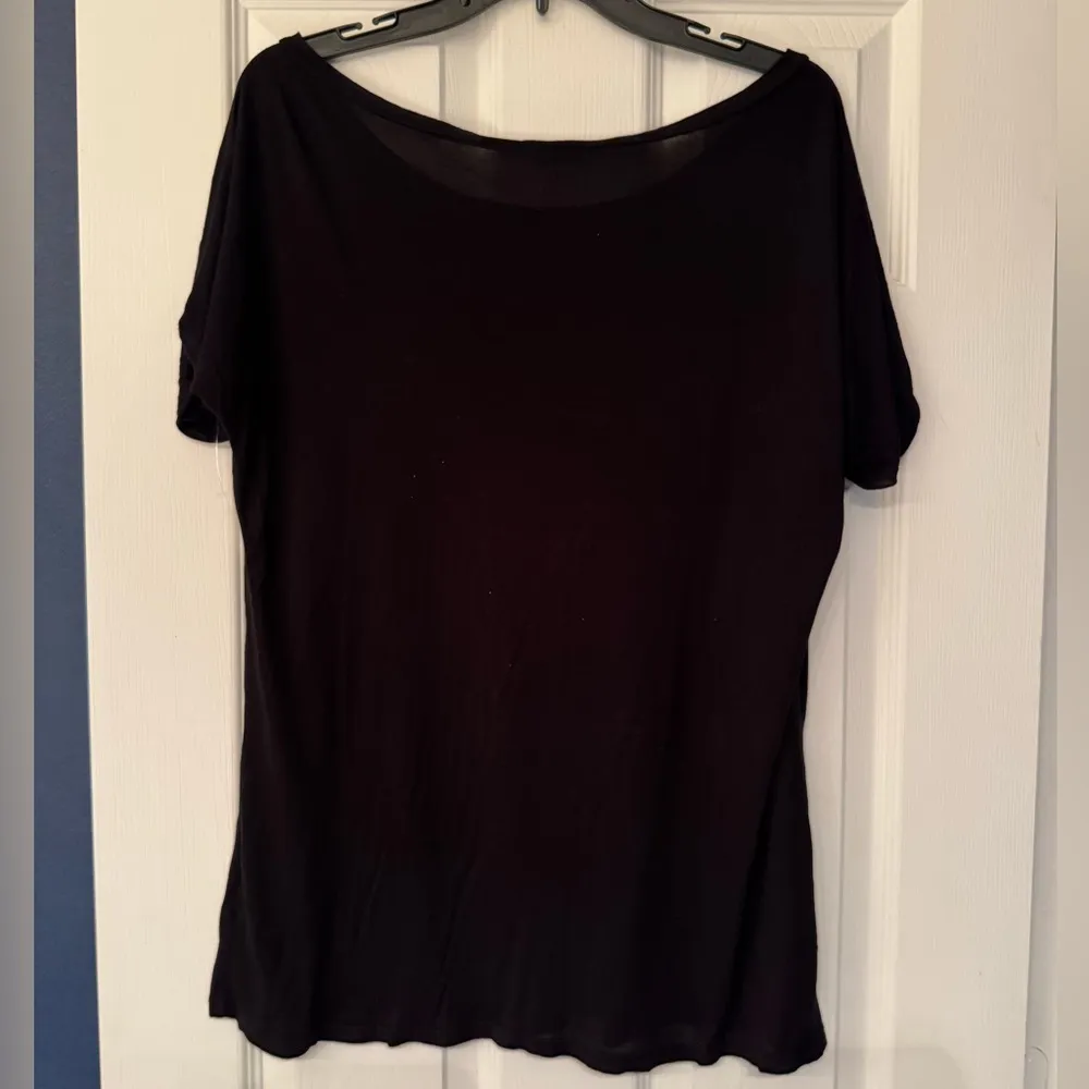 Lauren Moshi Murua Roll Up Steam Punk Women’s Black Short Sleeve Shirt Size XS - Image 6