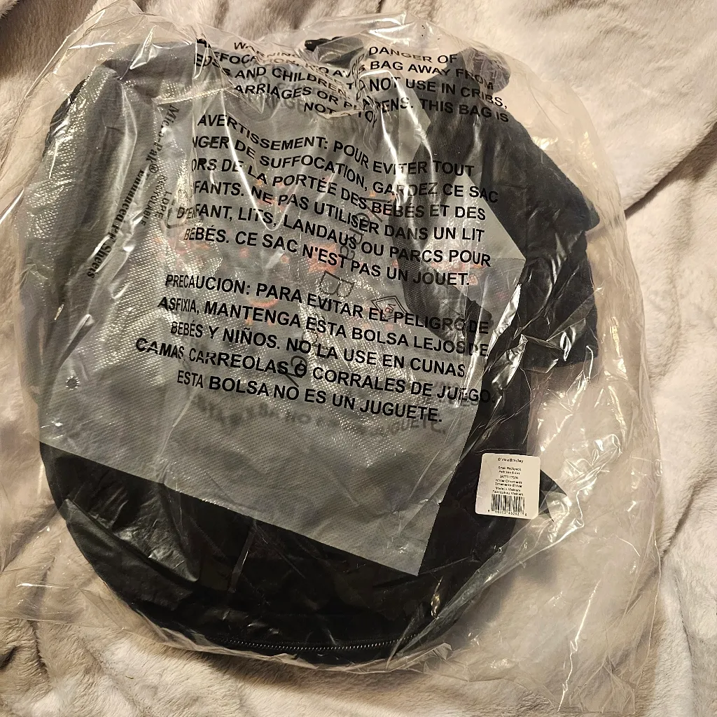 Vera Bradley Winter Ornaments Velvet Backpack - Image 3