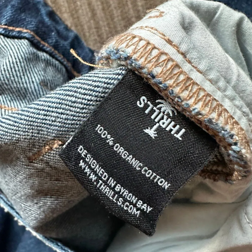 Thrills  chopped jeans buttonfly 28 - Image 5