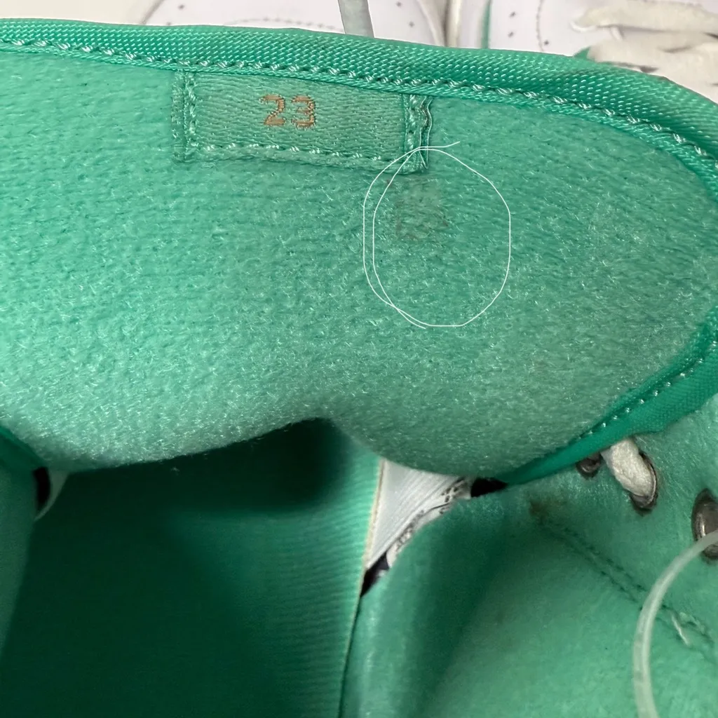 Nike Air Jordan 2 Retro Shoes Womens Size 10.5 Sneakers Crystal Mint‎ White - Image 9