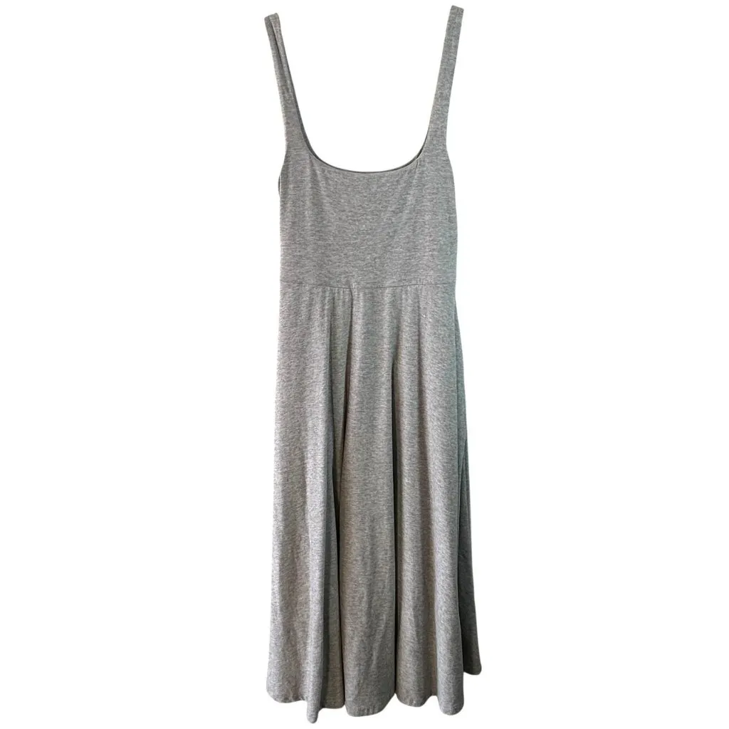 BEYOND YOGA Featherweight At The Ready Square Neck Midi Dress Gray Size XS - Image 4