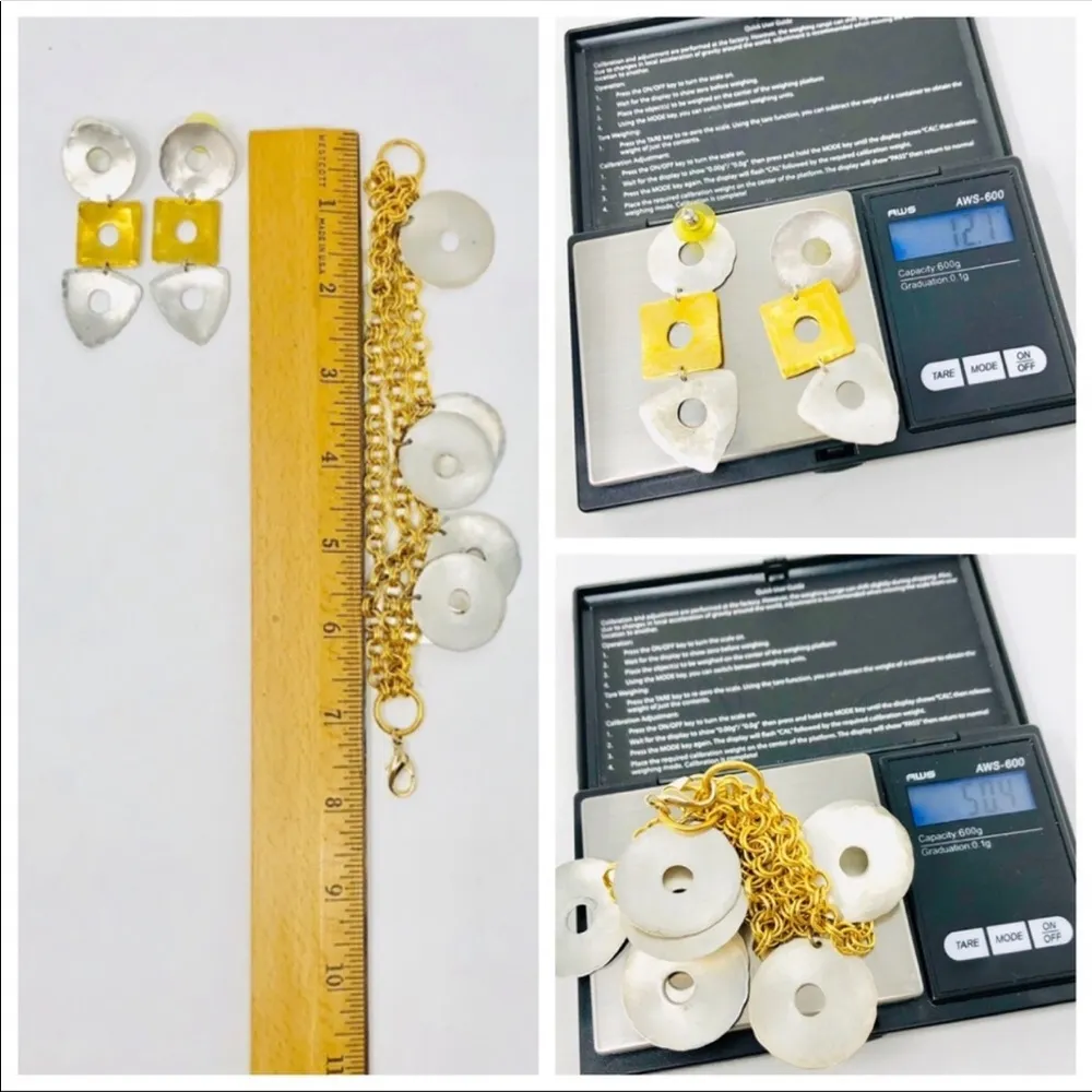 ROZ BALKIN modernist sterling set, circa 1980s - Image 8