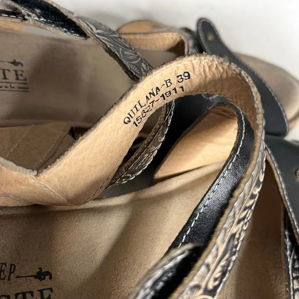 L’ARTISTE SPRING STEP Quilana Leather Ankle Strap Sandal Size 39 US Size 8.5 - Image 7