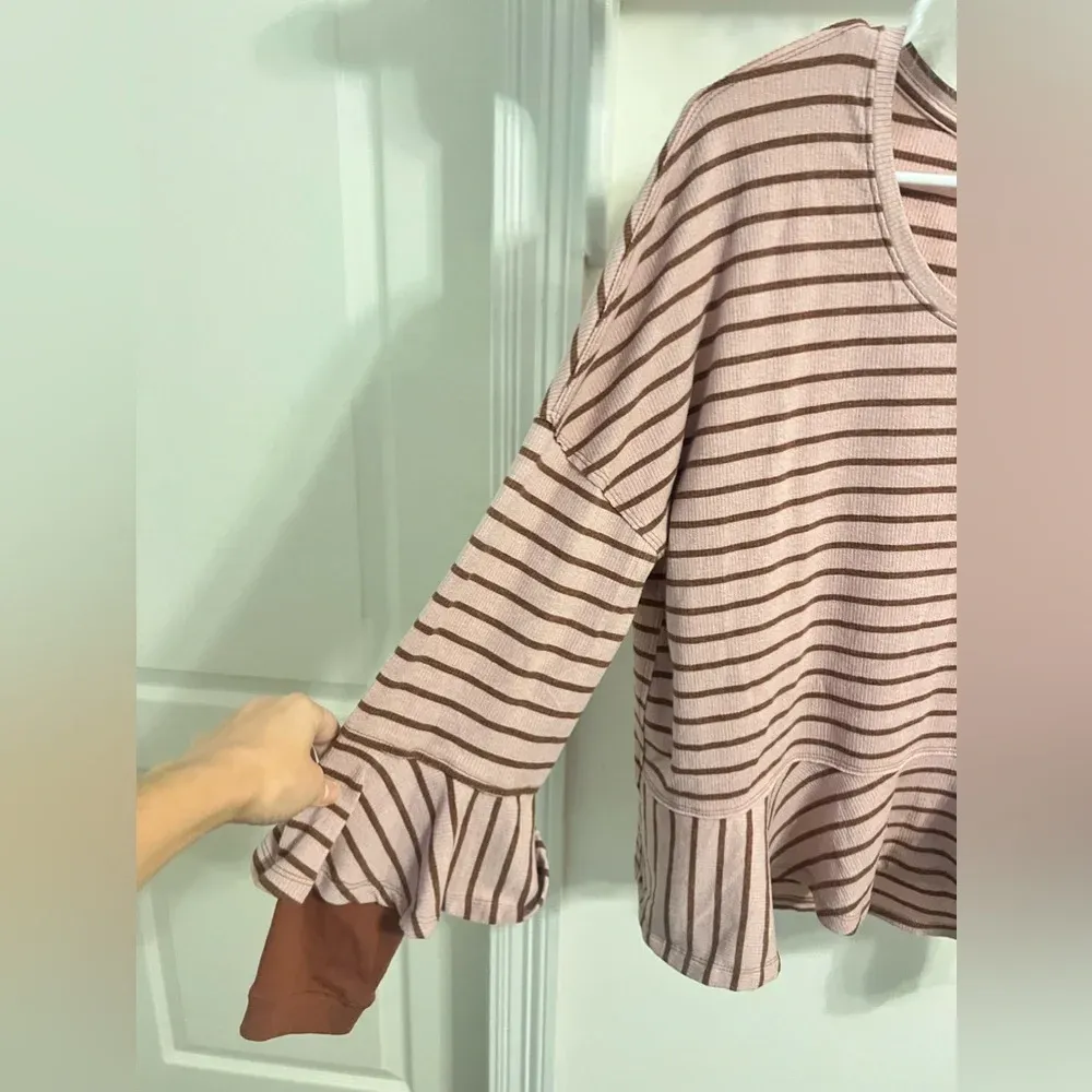 FINAL PRICE Free People We The Free Thermal Ruffled Top - Image 6