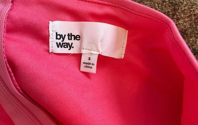 by the way. Hot Pink Strapless Cocktail Dress - Image 5