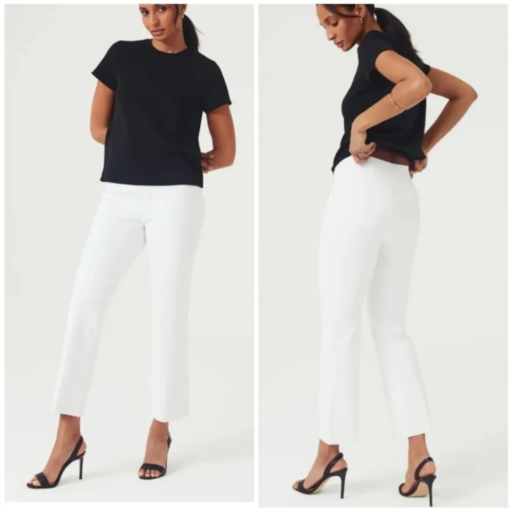 NWT Spanx slim straight pants white medium - Image 7