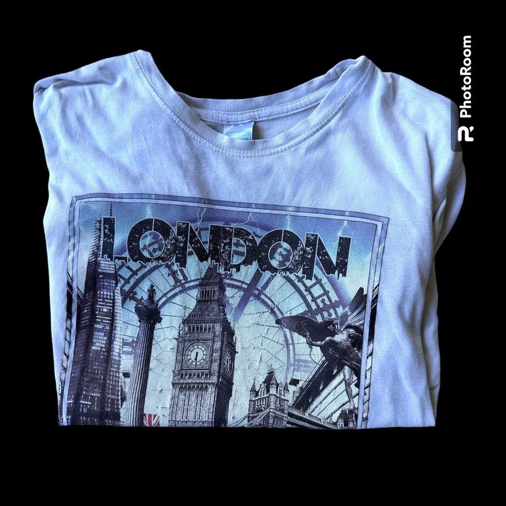 Vintage London England T Shirt Unisex Small? Big Ben Bus Flag Souvenir … Size undefined - Image 6