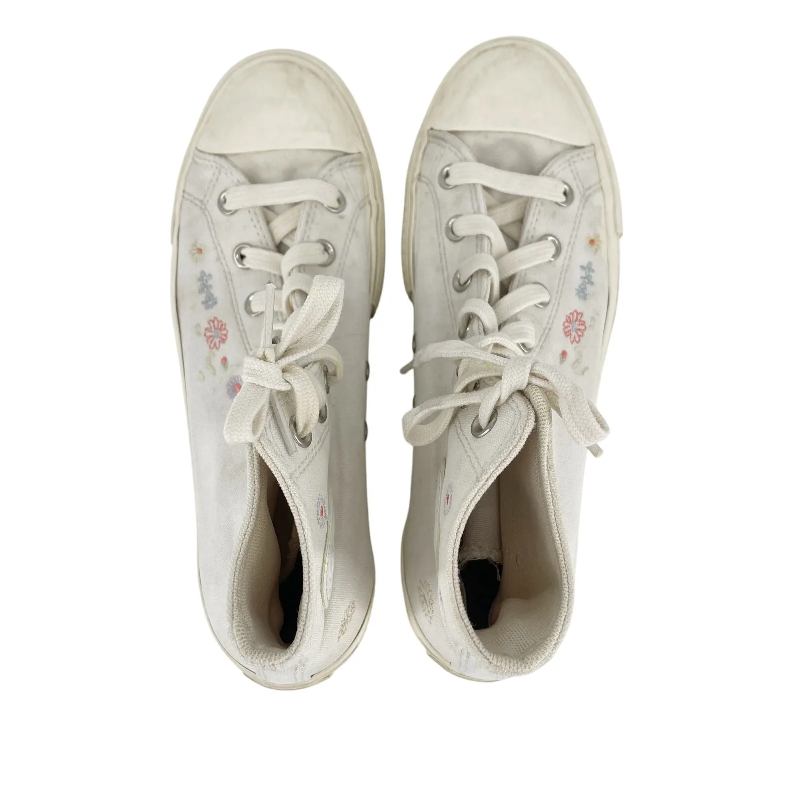 Converse Chuck Taylor All Star Lift Platform Embroidered Floral Women's Size 9.5 - Image 5