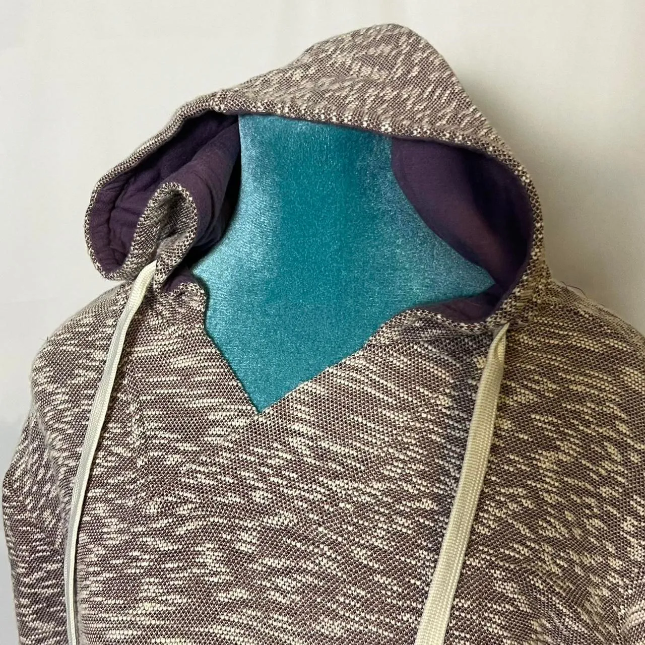 Vintage Vibe Hang Ten Purple Marled Knit Hoodie - Image 7