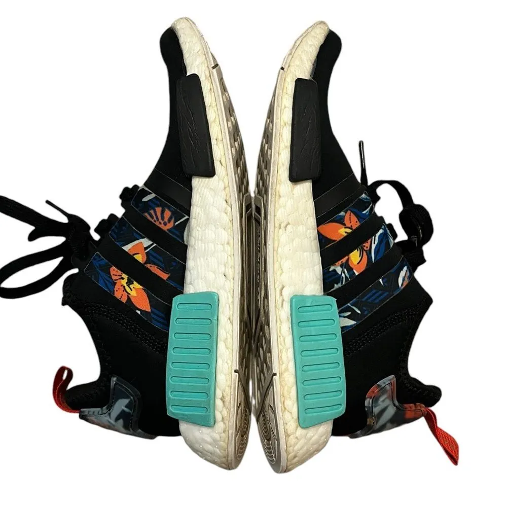 Adidas NMD R1 Her Studio London Floral Black Athletic Shoes FY3665 Womens 6 - Image 6