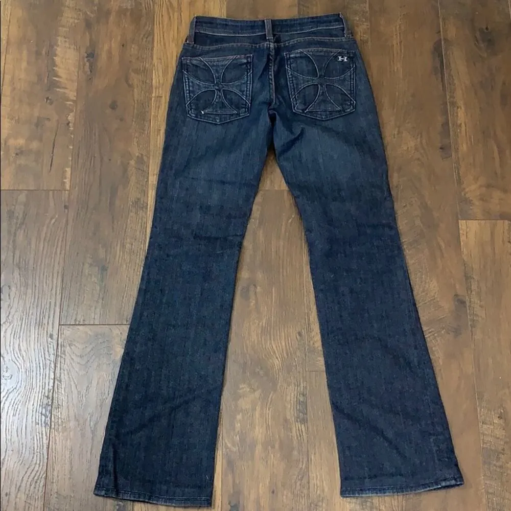 Habitual Boot Cut Dark Wash Jeans Size 26 - Image 7