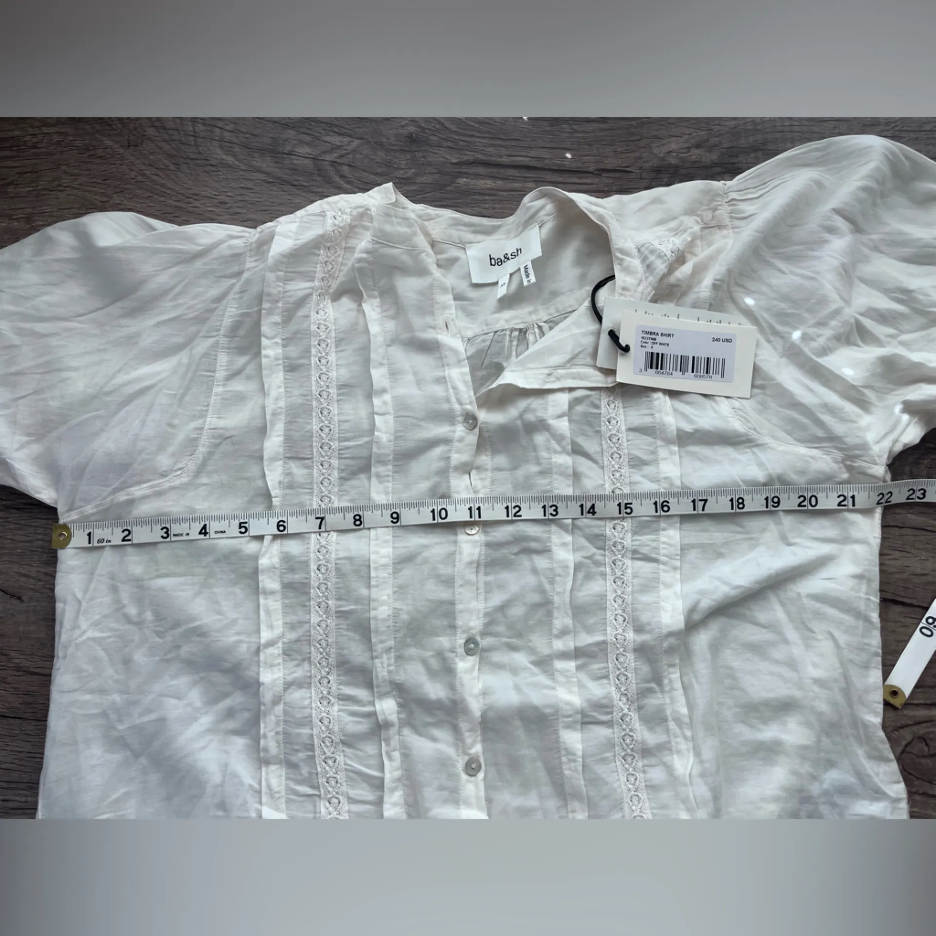 BASH‎ PARIS TIMBRA SHIRT size Xs - Image 6