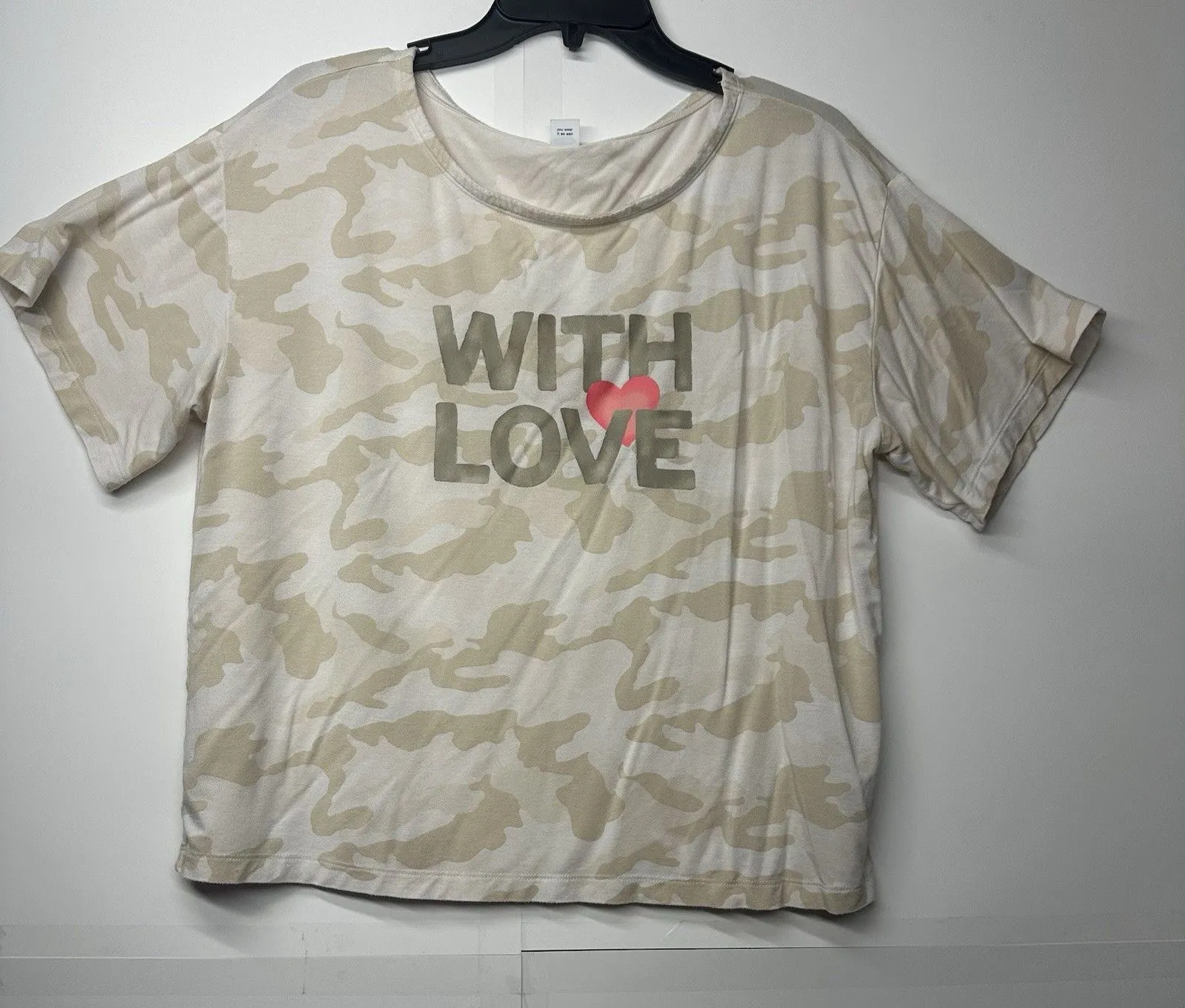 Old Navy Women Top Brown Camo Shirt And Pants Size Medium - Image 1