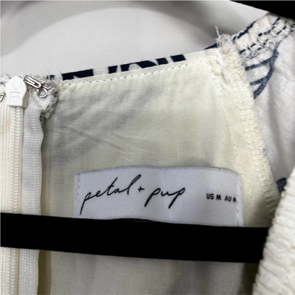 Petal & Pup Reeves Mini Dress Size Medium Linen Blend - Image 4