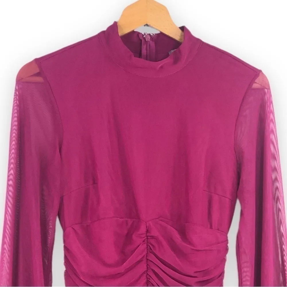 NWT - LOVE X DESIGN - Berry Long Sleeve Dress - S - Image 5