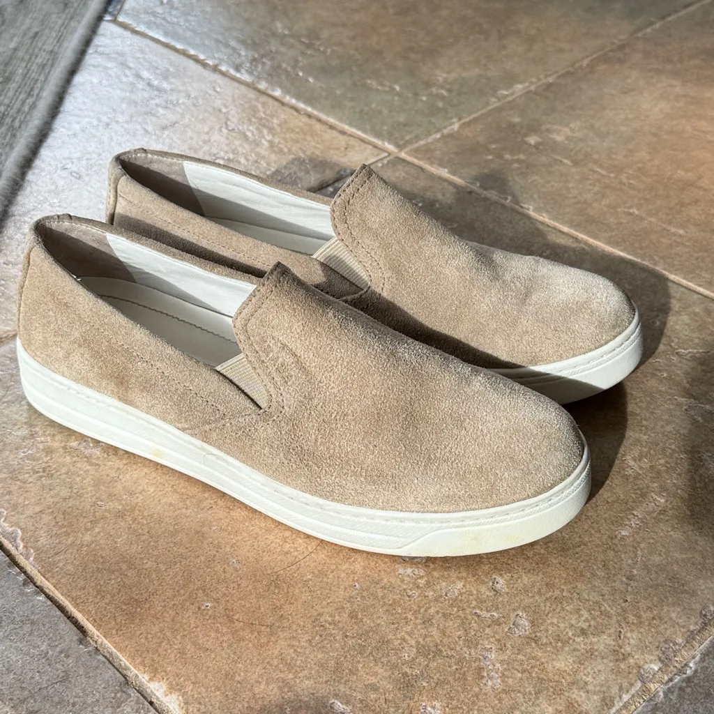 Prada women’s Calzatore Donna Beige Slip ons size 7 US 37.5 EU - Image 2