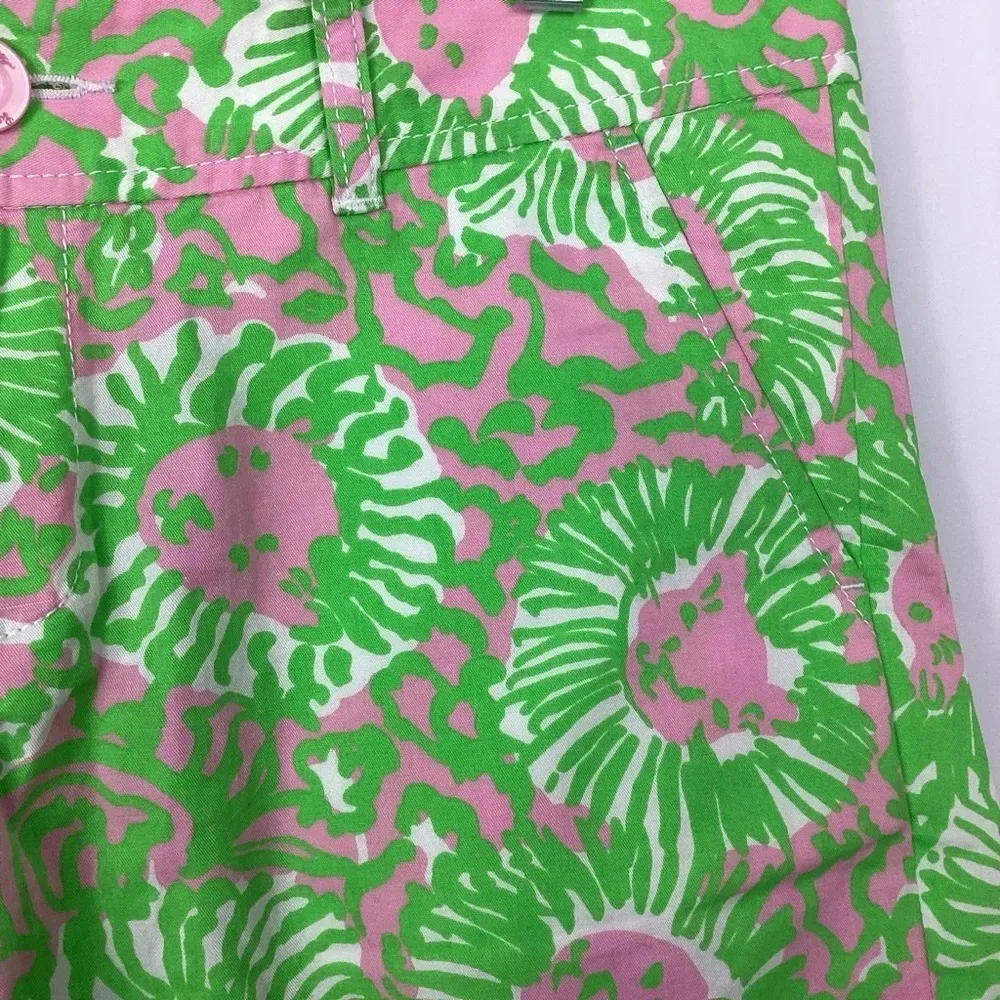 Lilly Pulitzer Sunnyside Lion Print Callahan Short Size 6 - Image 5
