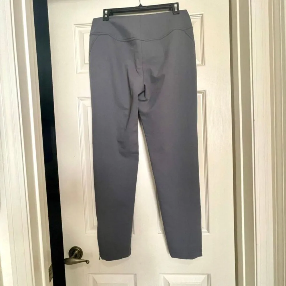 Magaschoni collection grey pants with bottom zipper - Image 2