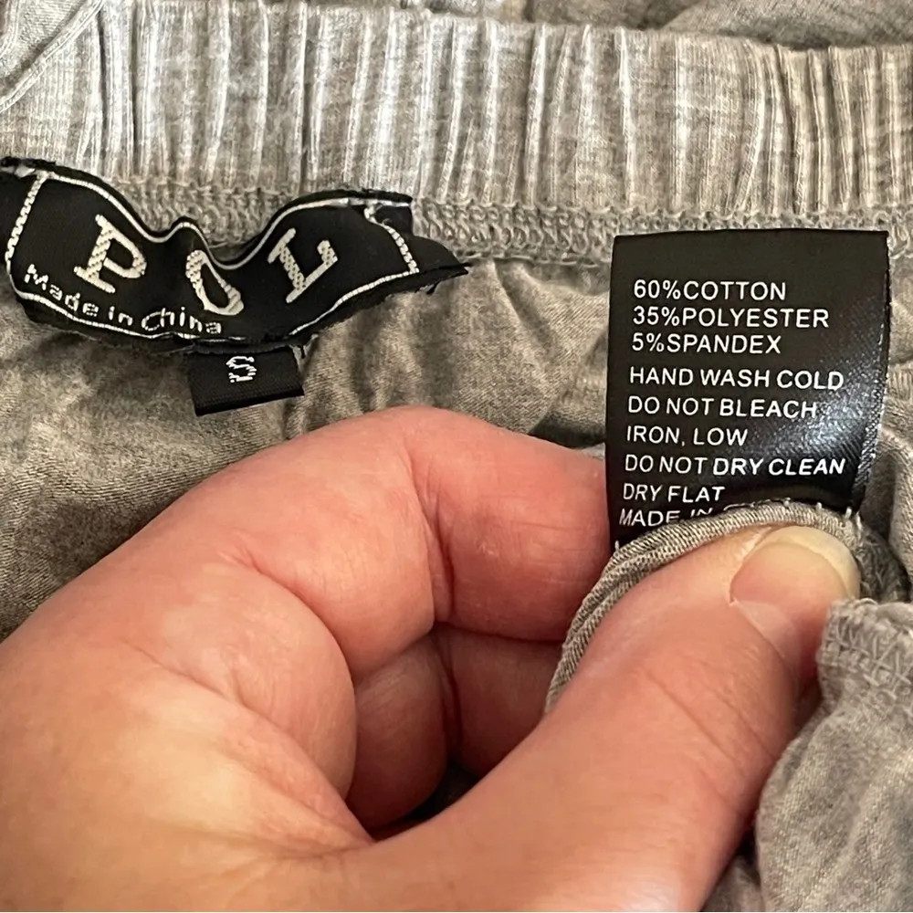 NEW‼️POL Gray Jersey Knit Strapless Maxi Dress with‎ Fringe Detail, Small - Image 6