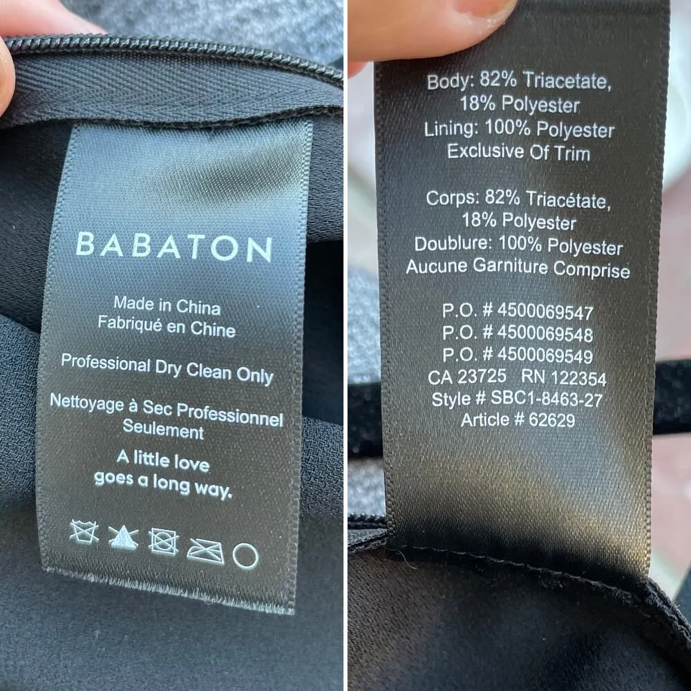 Babaton  Salvador Romper Black 00 Open Back - Image 7