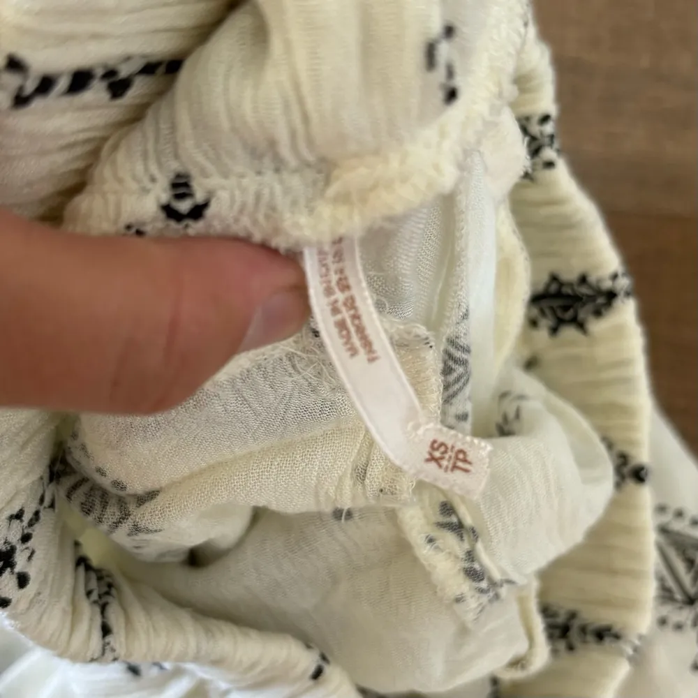 free people diamond print harem crop pants tea combo - Image 6