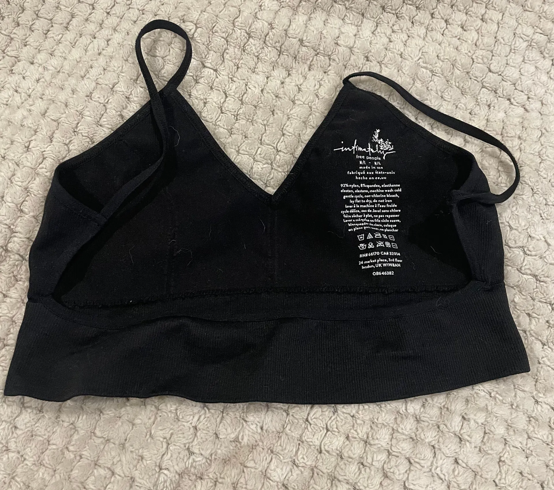 Free People Low Back Bralette - Image 2