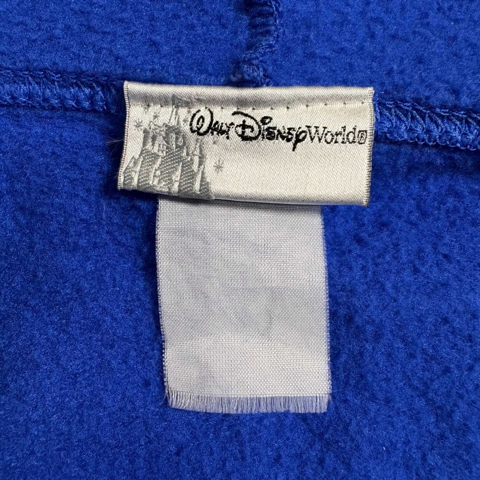 Y2K Walt Disney World Full Zip Hoodie S/M Unisex Disneycore Collector Vacation Blue - Image 7
