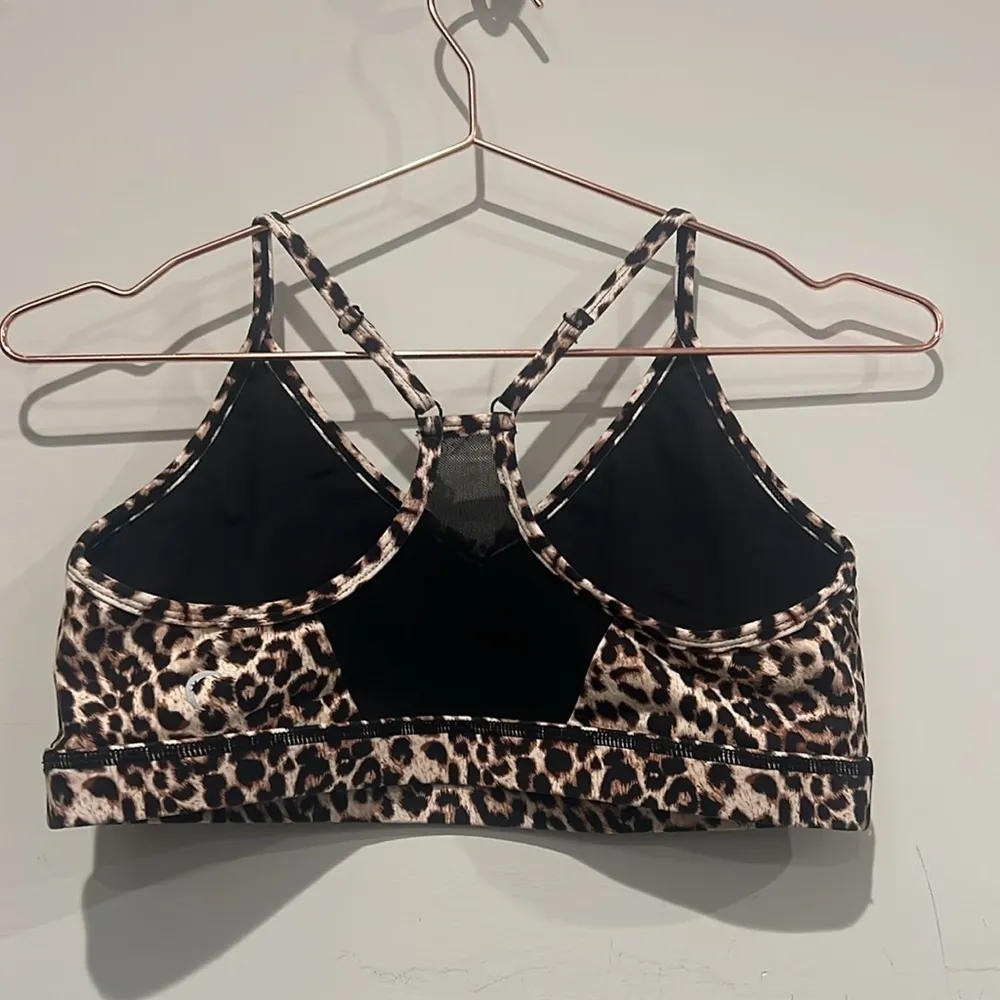 ZYIA Active Brilliant Mesh Leopard Cheetah Print Sports Bra XL - Image 13