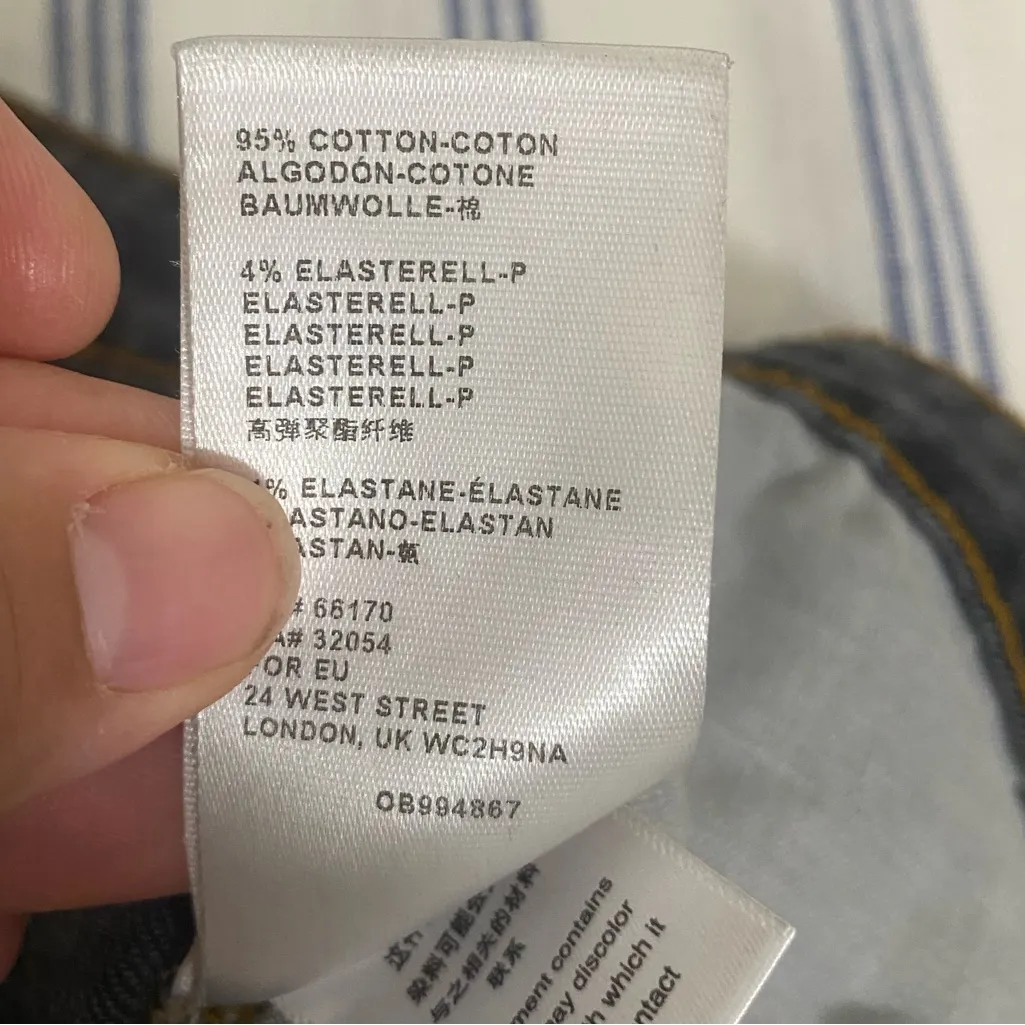 BDG Urban Outfitters Girlfriend High Rise Jeans Women's 29 Black Distressed - Image 11