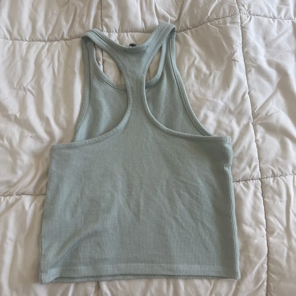 Lulus ribbed racer back tank top Green Size XS - Image 3