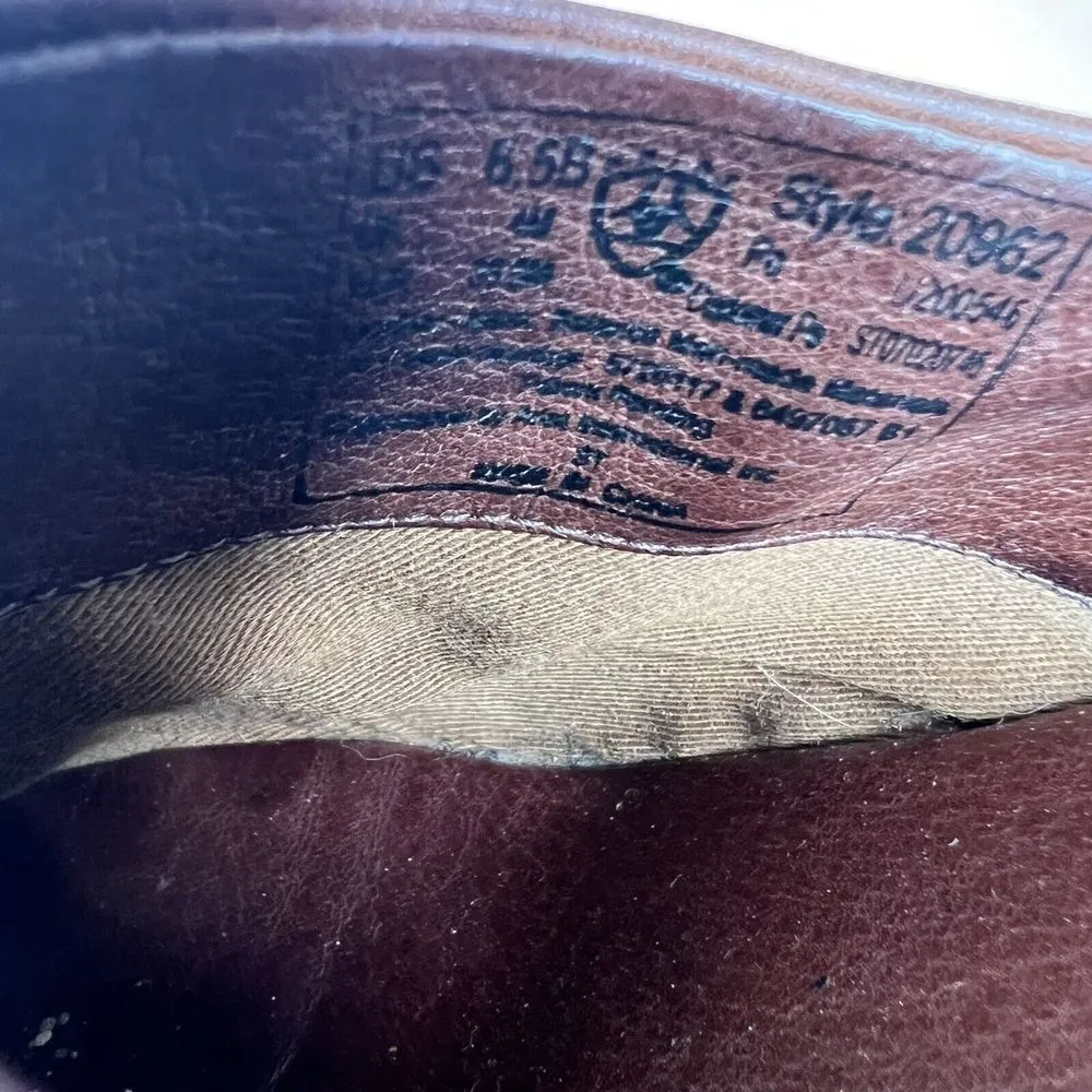 Ariat  Women's Size 6.5 Clogs Distressed Brown Leather Wedge Heel Western - Image 9