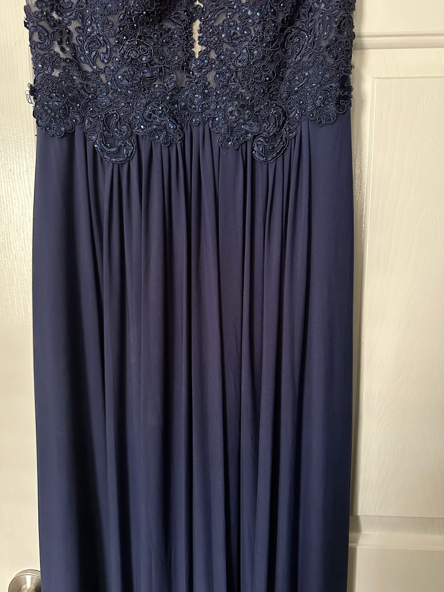 Navy Blue Formal Prom Dress - Image 5