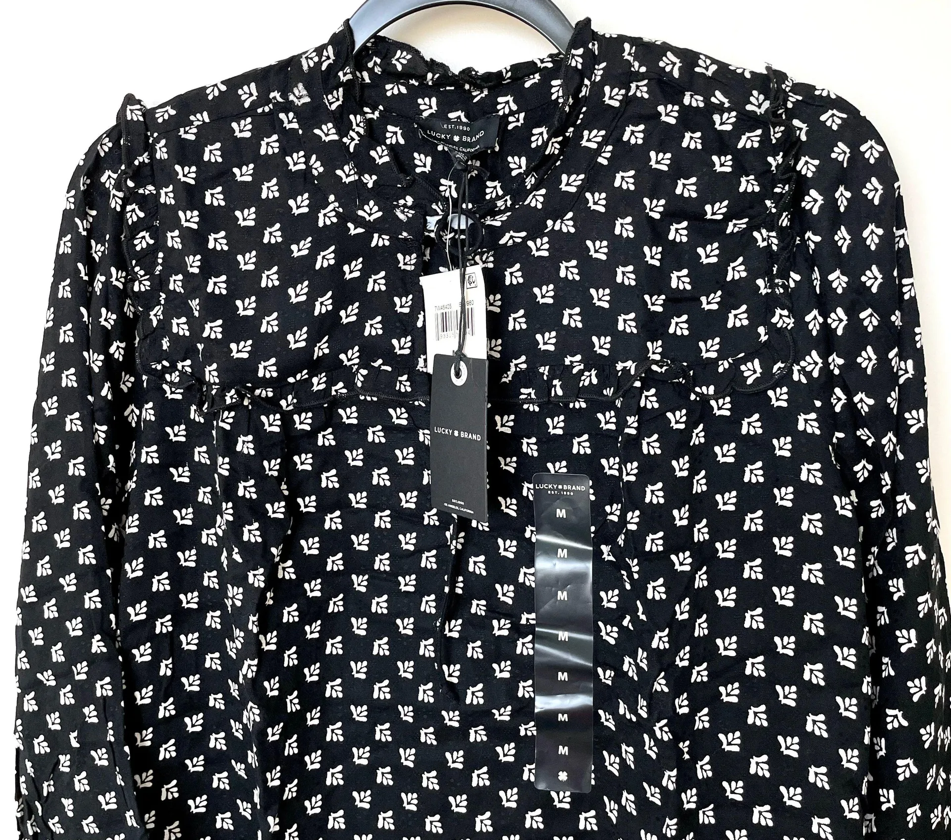 Miriam Ruffle Top M New! - Image 7