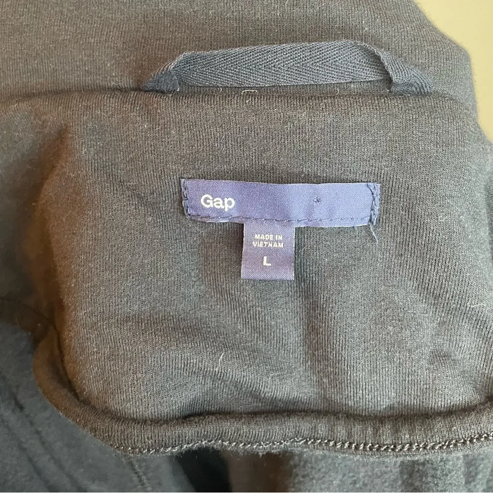 Gap Black Zip & Button Up Jacket - Image 5