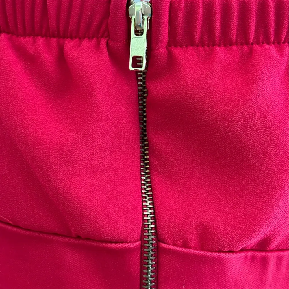 XOXO Red Heart Shape Strapless Chiffon Mini Dress SZ 11/12 Built in Bra … - Image 7