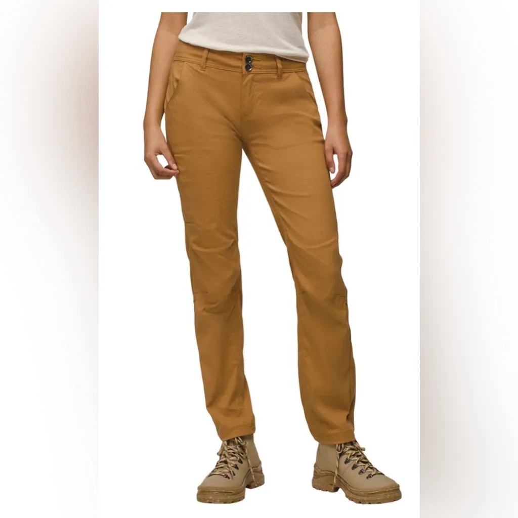 Prana Halle Pant, Size 8, Beige - Image 2