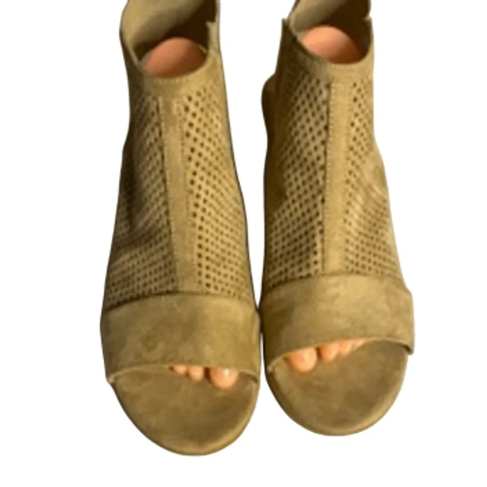 Sonoma Vitalize Ortholite Peep Toe Sandals Size 7 Tan - Image 6