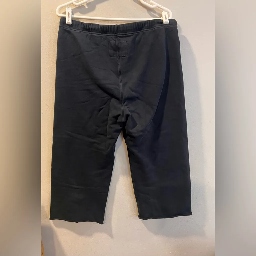 Frank & Eileen Catherine Favorite Cropped Wide Leg Triple Fleece Sweatpants Sz M - Image 5