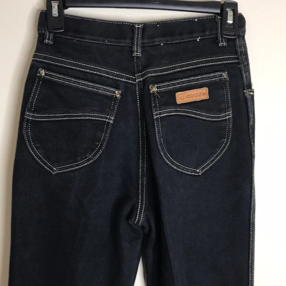 Vintage gitano high waisted dark denim jeans size 10 - Image 9